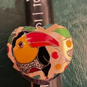 Porcelain and CZ ring